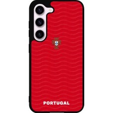 Samsung Galaxy S23 Case Hülle - Silikon schwarz Portugal 2026 personalisierbares Fussballtrikot