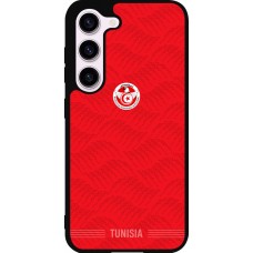 Samsung Galaxy S23 Case Hülle - Silikon schwarz Tunesien 2026 personalisierbares Fussballtrikot