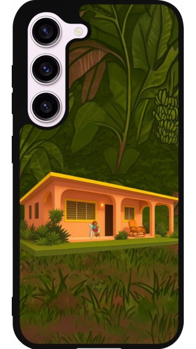 Coque Samsung Galaxy S23 - Silicone rigide noir Benitos house DTMF