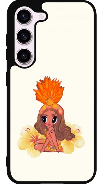Coque Samsung Galaxy S23 - Silicone rigide noir Karol G Tropicoqueta