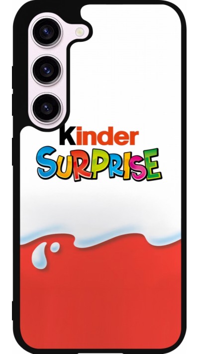 Coque Samsung Galaxy S23 - Silicone rigide noir Kinder Surprise