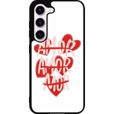 Coque Samsung Galaxy S23 - Silicone rigide noir Saint Valentines Day 26 Amor