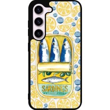 Samsung Galaxy S23 Case Hülle - Silikon schwarz Sardines in oil 2026
