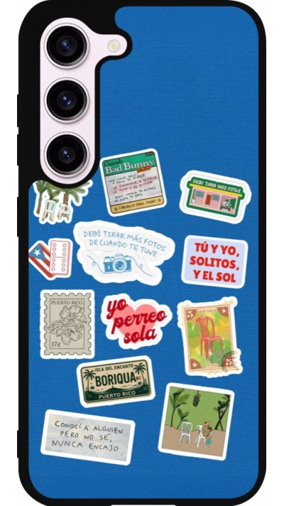 Coque Samsung Galaxy S23 - Silicone rigide noir Seals of the Dominican Republic DTMF