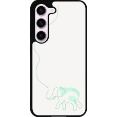 Samsung Galaxy S23 Case Hülle - Silikon schwarz Spring 23 baby elephant