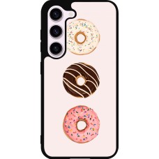 Samsung Galaxy S23 Case Hülle - Silikon schwarz Spring 23 donuts