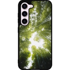 Samsung Galaxy S23 Case Hülle - Silikon schwarz Spring 23 forest blue sky