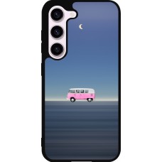 Samsung Galaxy S23 Case Hülle - Silikon schwarz Spring 23 pink bus