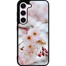 Samsung Galaxy S23 Case Hülle - Silikon schwarz Cherry tree Spring 2026