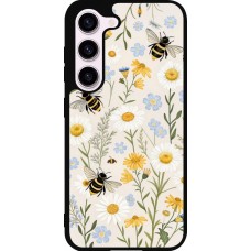Samsung Galaxy S23 Case Hülle - Silikon schwarz Pattern bees Spring 2026