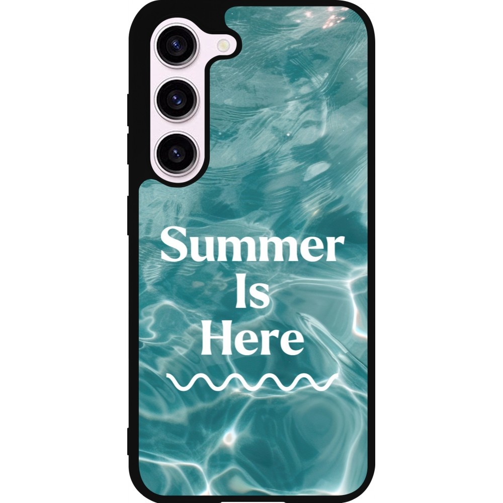 Coque Samsung Galaxy S23 - Silicone rigide noir Summer 2025 Summer is here