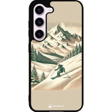 Samsung Galaxy S23 Case Hülle - Silikon schwarz Vintage Skiberg