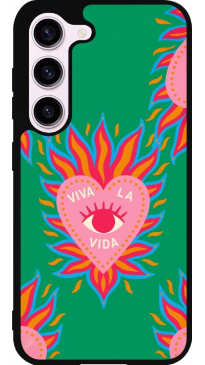 Samsung Galaxy S23 Case Hülle - Silikon schwarz Viva la vida 2026