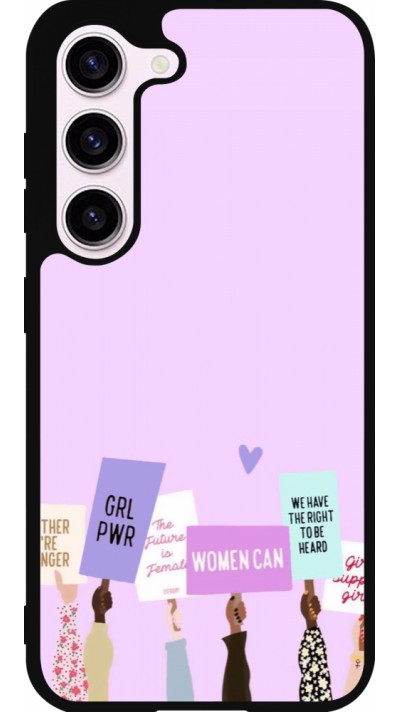 Samsung Galaxy S23 Case Hülle - Silikon schwarz Womens day 2026 9