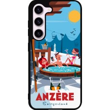 Samsung Galaxy S23 FE Case Hülle - Silikon schwarz Anzère Mountain Jacuzzi