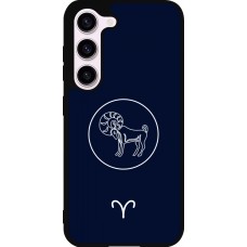 Samsung Galaxy S23 FE Case Hülle - Silikon schwarz Astrologie Widder