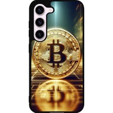 Samsung Galaxy S23 FE Case Hülle - Silikon schwarz Bitcoin Stehen