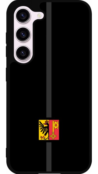 Samsung Galaxy S23 FE Case Hülle - Silikon schwarz Kanton GE schwarz