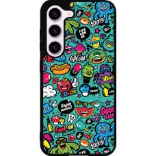 Samsung Galaxy S23 FE Case Hülle - Silikon schwarz Cartoons old school