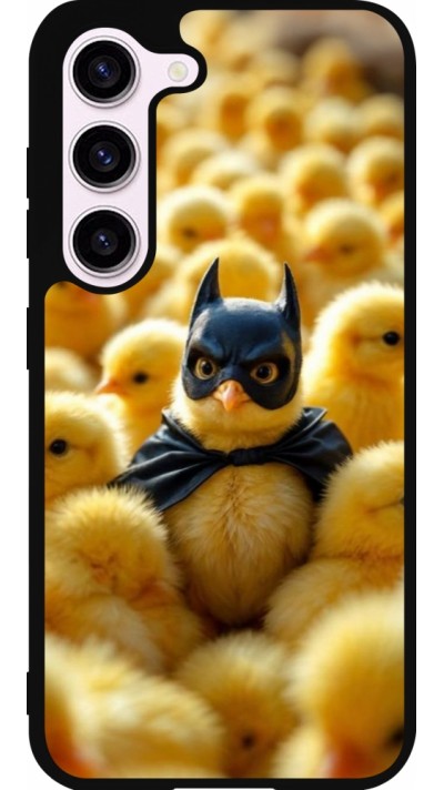 Samsung Galaxy S23 FE Case Hülle - Silikon schwarz Easter 2026 Chicken Batman