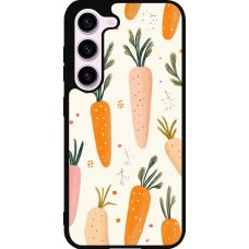 Samsung Galaxy S23 FE Case Hülle - Silikon schwarz Easter 2026 Illustration carrots