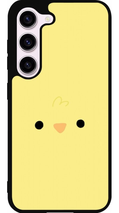 Samsung Galaxy S23 FE Case Hülle - Silikon schwarz Easter 2026 Little chicken