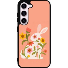 Samsung Galaxy S23 FE Case Hülle - Silikon schwarz Easter 2026 Rabbit collage