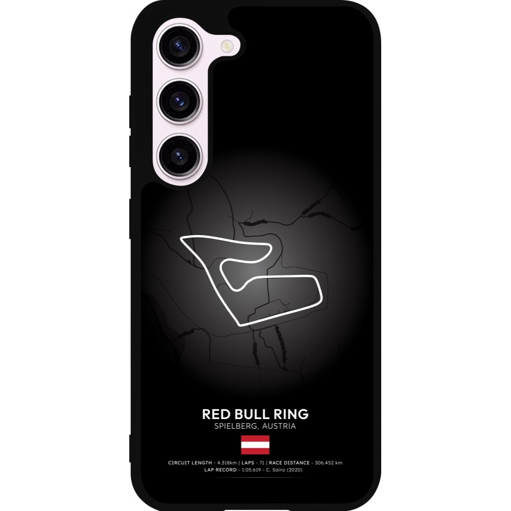 Samsung Galaxy S23 FE Case Hülle - Silikon schwarz F1 Track 2025 Austria