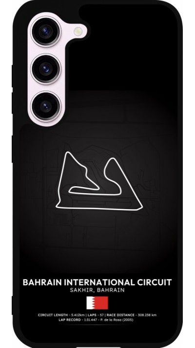 Samsung Galaxy S23 FE Case Hülle - Silikon schwarz F1 Track 2025 Bahrain