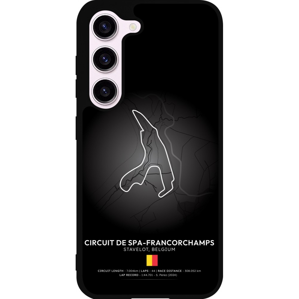 Samsung Galaxy S23 FE Case Hülle - Silikon schwarz F1 Track 2025 Belgium