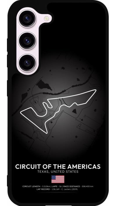 Samsung Galaxy S23 FE Case Hülle - Silikon schwarz F1 Track 2025 United States