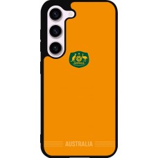 Samsung Galaxy S23 FE Case Hülle - Silikon schwarz Australien 2026 personalisierbares Fussballtrikot