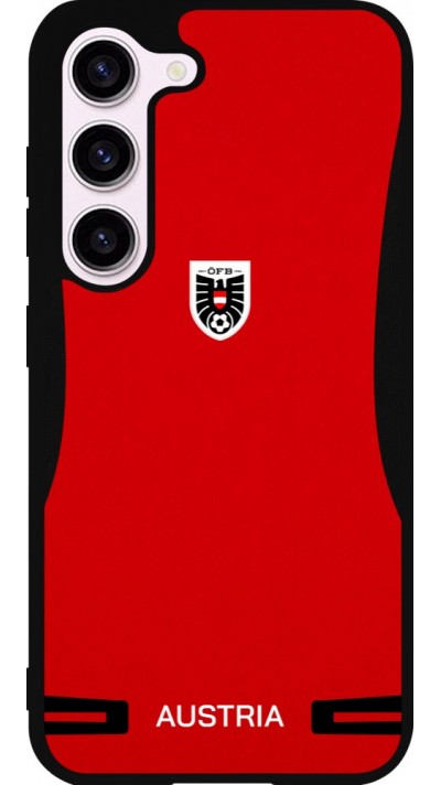 Samsung Galaxy S23 FE Case Hülle - Silikon schwarz O?sterreich 2026 personalisierbares Fussballtrikot