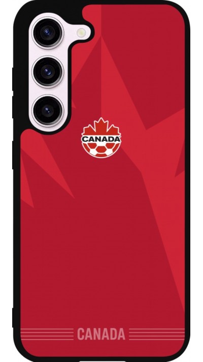 Samsung Galaxy S23 FE Case Hülle - Silikon schwarz Kanada 2026 personalisierbares Fussballtrikot