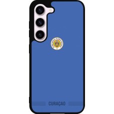 Samsung Galaxy S23 FE Case Hülle - Silikon schwarz Curaçao 2026 personalisierbares Fussballtrikot
