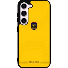 Samsung Galaxy S23 FE Case Hülle - Silikon schwarz Ecuador 2026 personalisierbares Fussballtrikot