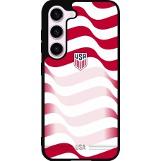 Samsung Galaxy S23 FE Case Hülle - Silikon schwarz Vereinigten Staaten 2026 personalisierbares Fussballtrikot