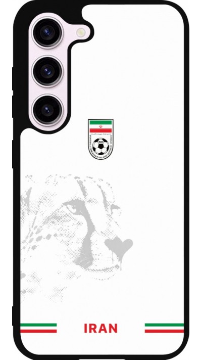 Samsung Galaxy S23 FE Case Hülle - Silikon schwarz Iran 2026 personalisierbares Fussballtrikot