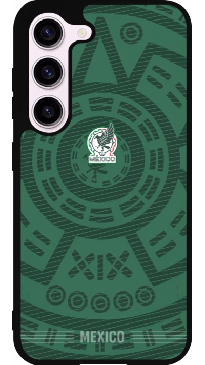 Samsung Galaxy S23 FE Case Hülle - Silikon schwarz Mexiko 2026 personalisierbares Fussballtrikot