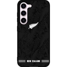 Samsung Galaxy S23 FE Case Hülle - Silikon schwarz Neuseeland 2026 personalisierbares Fussballtrikot