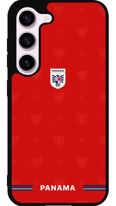 Samsung Galaxy S23 FE Case Hülle - Silikon schwarz Panama 2026 personalisierbares Fussballtrikot