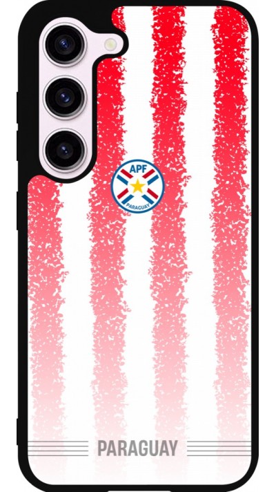 Samsung Galaxy S23 FE Case Hülle - Silikon schwarz Paraguay 2026 personalisierbares Fussballtrikot