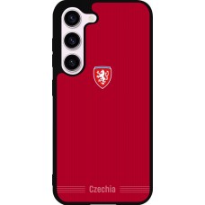 Samsung Galaxy S23 FE Case Hülle - Silikon schwarz Tschechische Republik 2026 personalisierbares Fussballtrikot