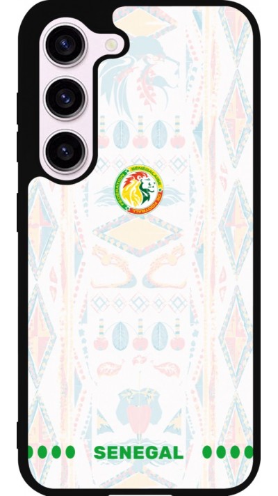 Samsung Galaxy S23 FE Case Hülle - Silikon schwarz Senegal 2026 personalisierbares Fussballtrikot