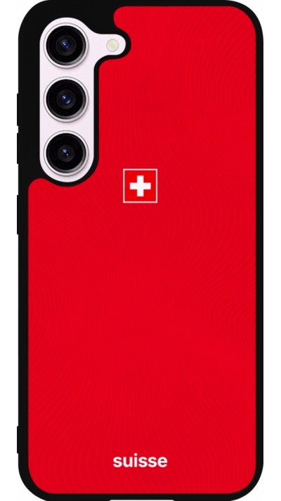 Samsung Galaxy S23 FE Case Hülle - Silikon schwarz Schweiz 2026 personalisierbares Fussballtrikot