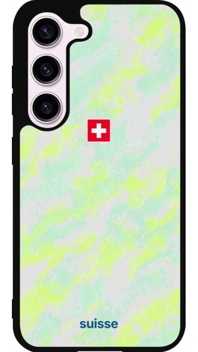 Samsung Galaxy S23 FE Case Hülle - Silikon schwarz Schweiz Away 2026 personalisierbares Fussballtrikot