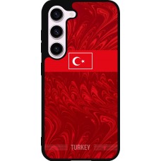 Samsung Galaxy S23 FE Case Hülle - Silikon schwarz Türkei 2026 personalisierbares Fussballtrikot