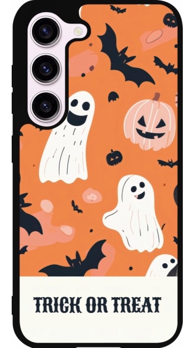Coque Samsung Galaxy S23 FE - Silicone rigide noir Halloween 2025 Trick treat Coque Samsung Galaxy S23 FE - Silicone rigide noir Halloween 2025 Trick treat