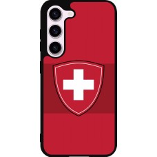 Samsung Galaxy S23 FE Case Hülle - Silikon schwarz Hockey World Championship Ecusson Suisse