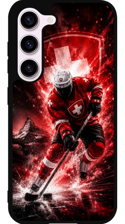 Samsung Galaxy S23 FE Case Hülle - Silikon schwarz Hockey World Championship Player